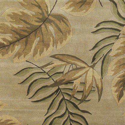 Kas Havana 2614 Sand Florals & Tropicals Hand Tufted Rug