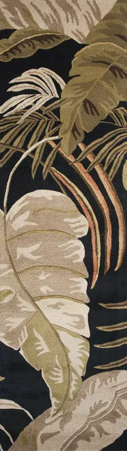 Kas Havana 2616 Midnight Florals & Tropicals Hand Tufted Rug