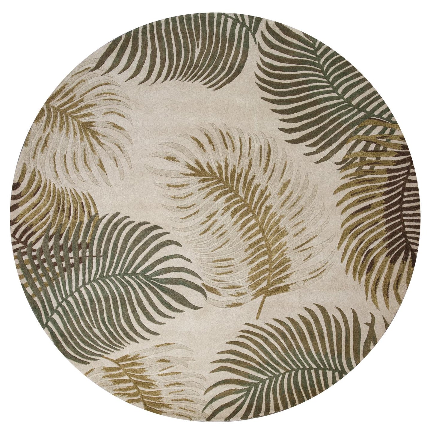 Kas Havana 2622 Natural Florals & Tropicals Hand Tufted Rug