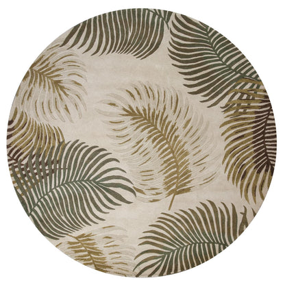 Kas Havana 2622 Natural Florals & Tropicals Hand Tufted Rug