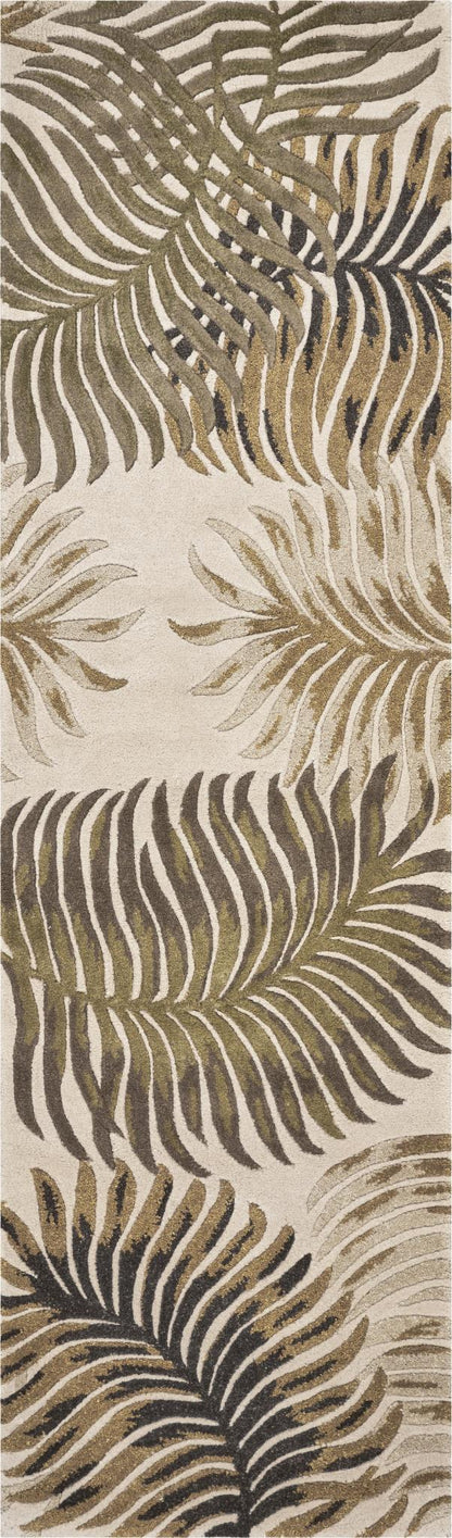 Kas Havana 2622 Natural Florals & Tropicals Hand Tufted Rug