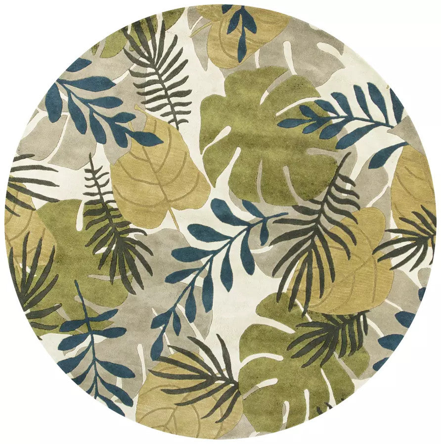 Kas Havana 2637 Ivory Florals & Tropicals Hand Tufted Rug