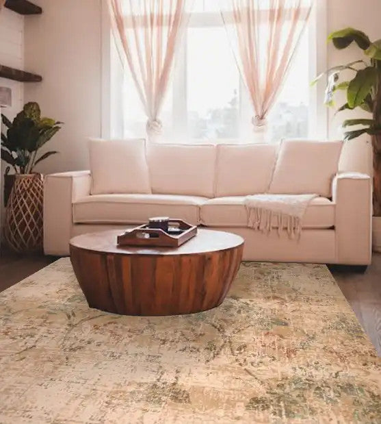 Kas Heritage 9351 Champagne Transitional Machine Woven Rug