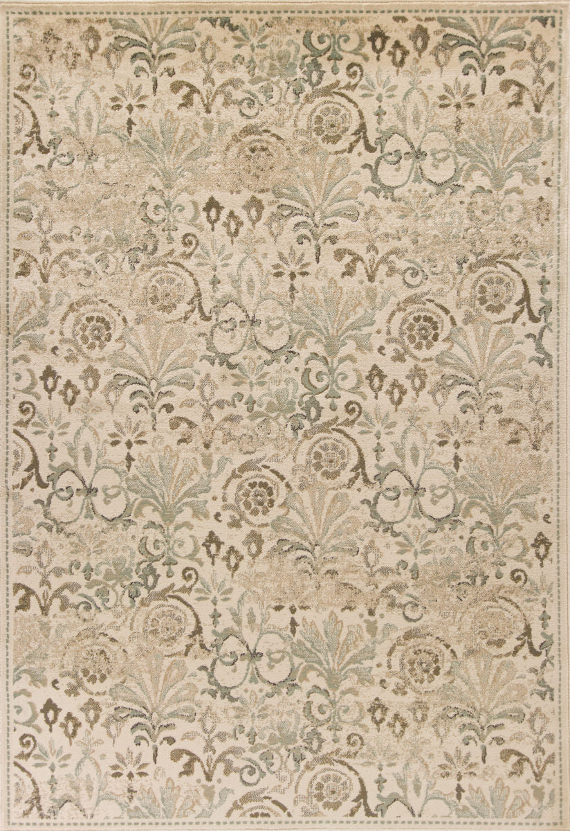 Kas Heritage 9355 Ivory Transitional Machine Woven Rug