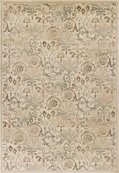 Kas Heritage 9355 Ivory Transitional Machine Woven Rug
