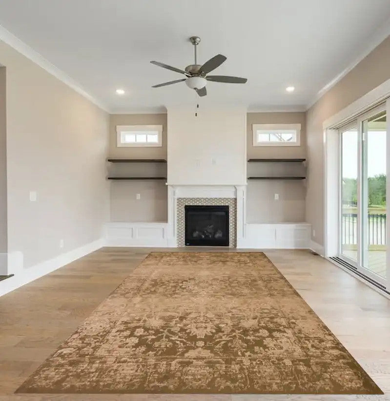 Kas Heritage 9358 Beige Transitional Machine Woven Rug