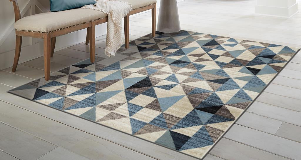 Kas Heritage 9365 Blue Transitional Machine Woven Rug