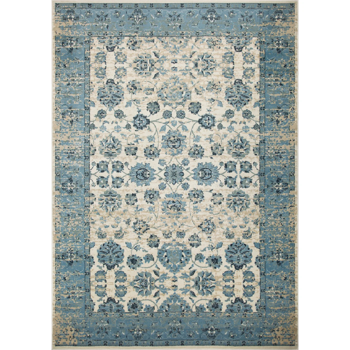 Kas Heritage 9368 Ivory Transitional Machine Woven Rug