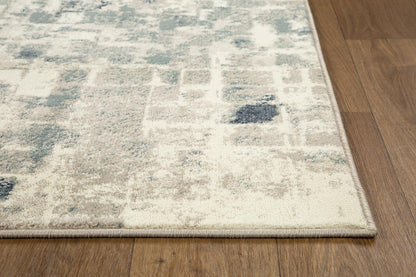Kas Heritage 9369 Beige Blue Transitional Machine Woven Rug