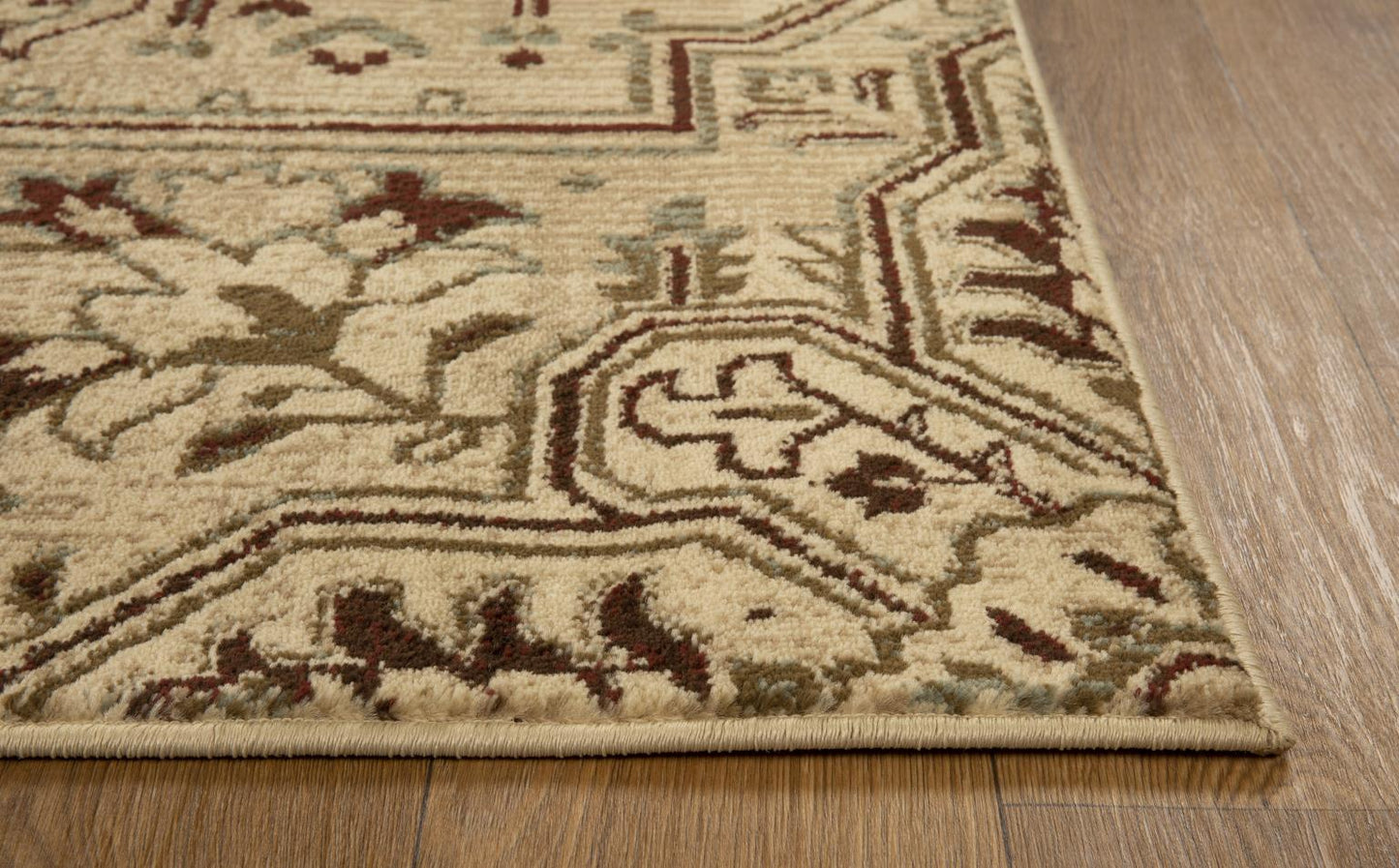 Kas Heritage 9374 Ivory Blue Transitional Machine Woven Rug