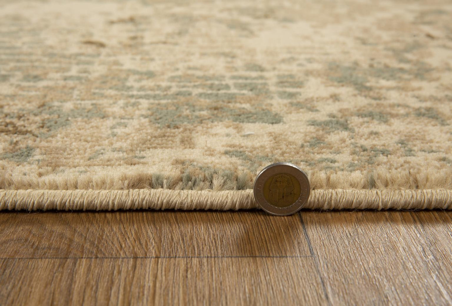 Kas Heritage 9376 Ivory Blue Transitional Machine Woven Rug