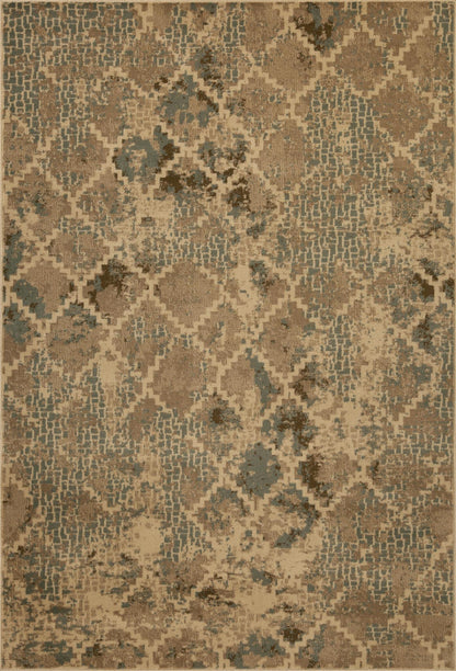 Kas Heritage 9376 Ivory Blue Transitional Machine Woven Rug