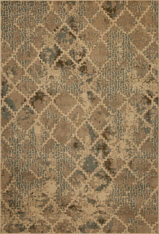 Kas Heritage 9376 Ivory Blue Transitional Machine Woven Rug