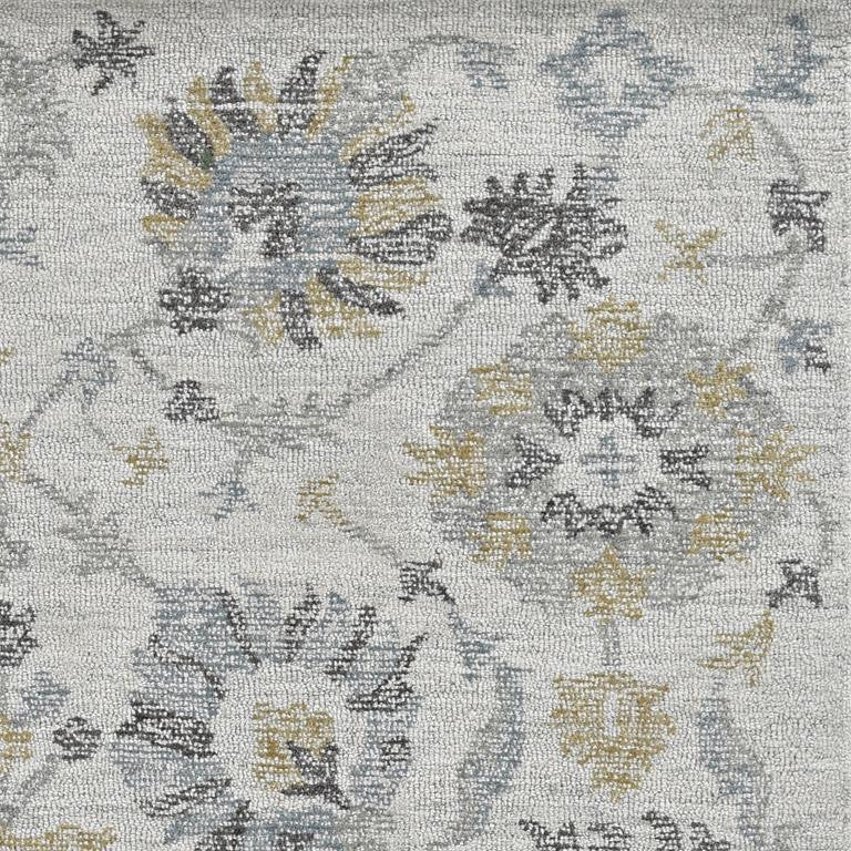 Kas Hudson 2461 Ivory Transitional Hand Tufted Rug