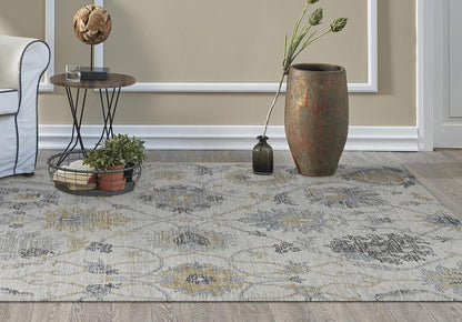 Kas Hudson 2461 Ivory Transitional Hand Tufted Rug