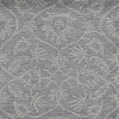Kas Hudson 2462 Grey Transitional Hand Tufted Rug