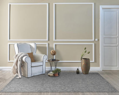 Kas Hudson 2462 Grey Transitional Hand Tufted Rug
