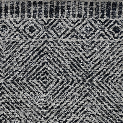 Kas Hudson 2463 Grey Black Transitional Hand Tufted Rug