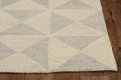 Kas Hudson 2464 Ivory Transitional Hand Tufted Rug