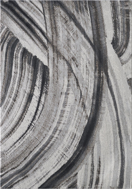 Kas Illusions 6218 Ivory Grey Transitional Machine Woven Rug