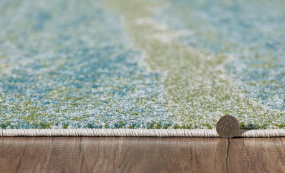 Kas Illusions 6220 Ocean Transitional Machine Woven Rug