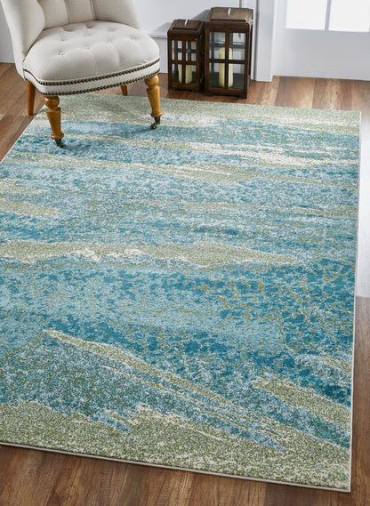 Kas Illusions 6220 Ocean Transitional Machine Woven Rug