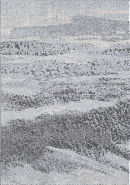 Kas Illusions 6221 Blue Grey Transitional Machine Woven Rug