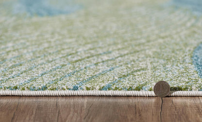 Kas Illusions 6222 Ocean Transitional Machine Woven Rug