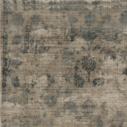 Kas Indulge 0805 Sand Blue Transitional Hand Loomed Rug