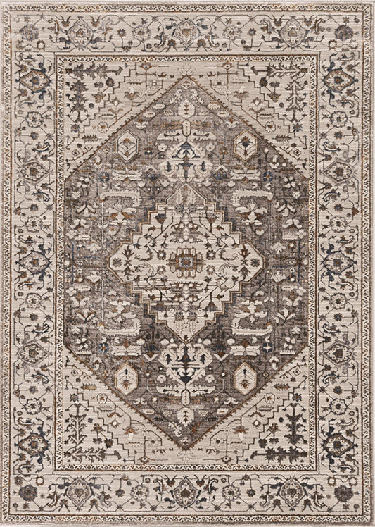 Kas Inspire 7501 Grey Transitional Machine Woven Rug