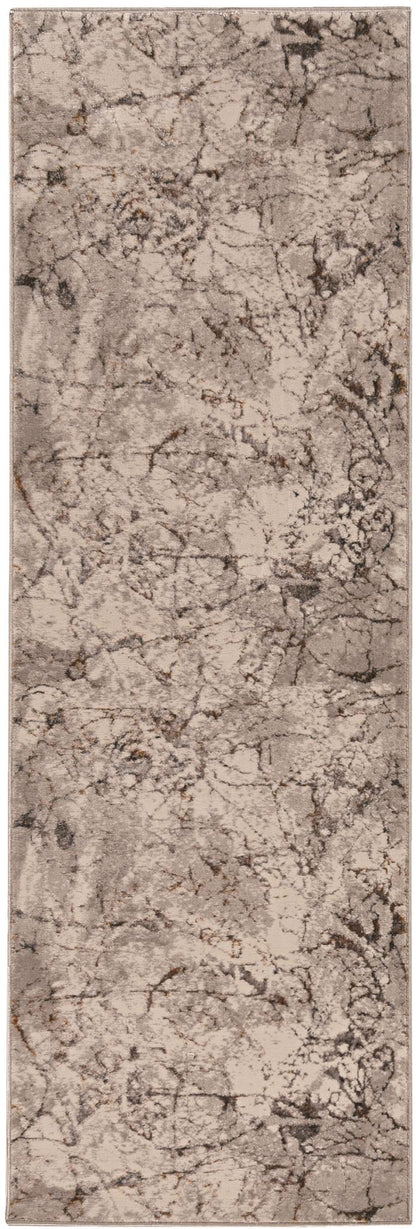 Kas Inspire 7502 Ivory Grey Transitional Machine Woven Rug