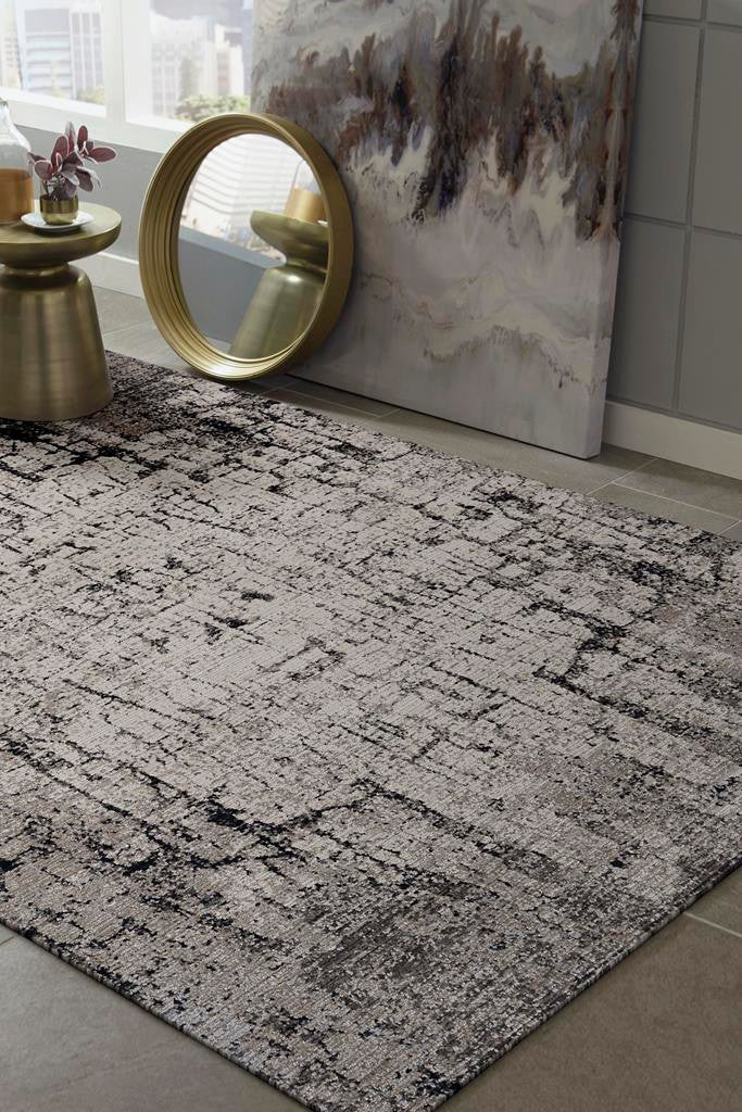 Kas Karina 8253 Ivory Grey Transitional Machine Woven Rug