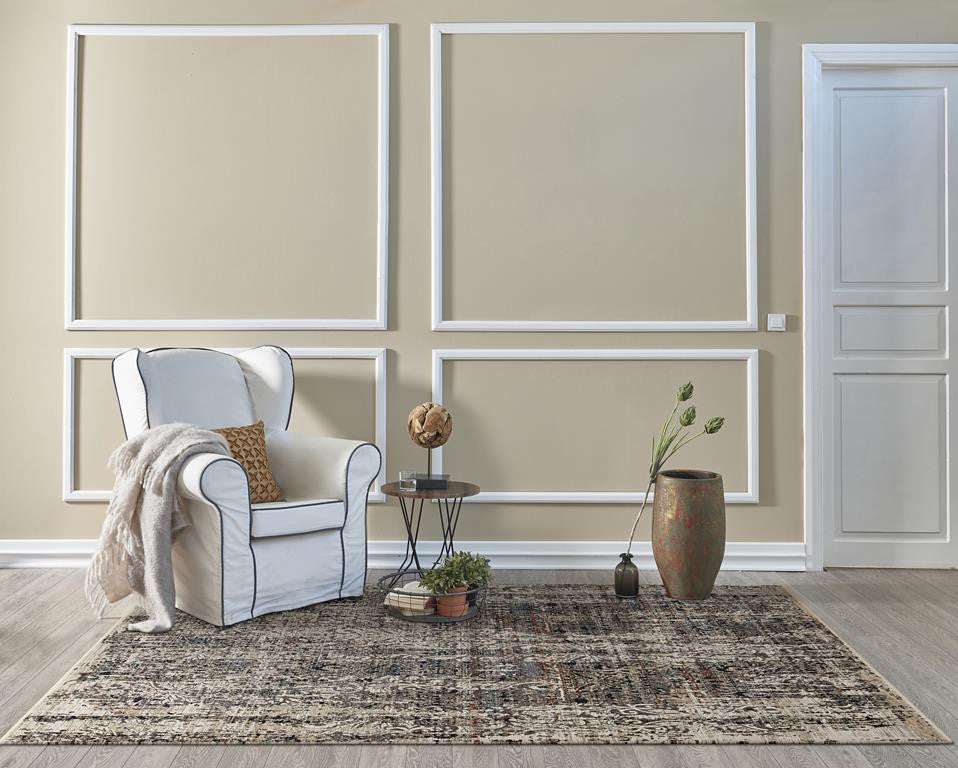 Kas Karina 8255 Grey Transitional Machine Woven Rug