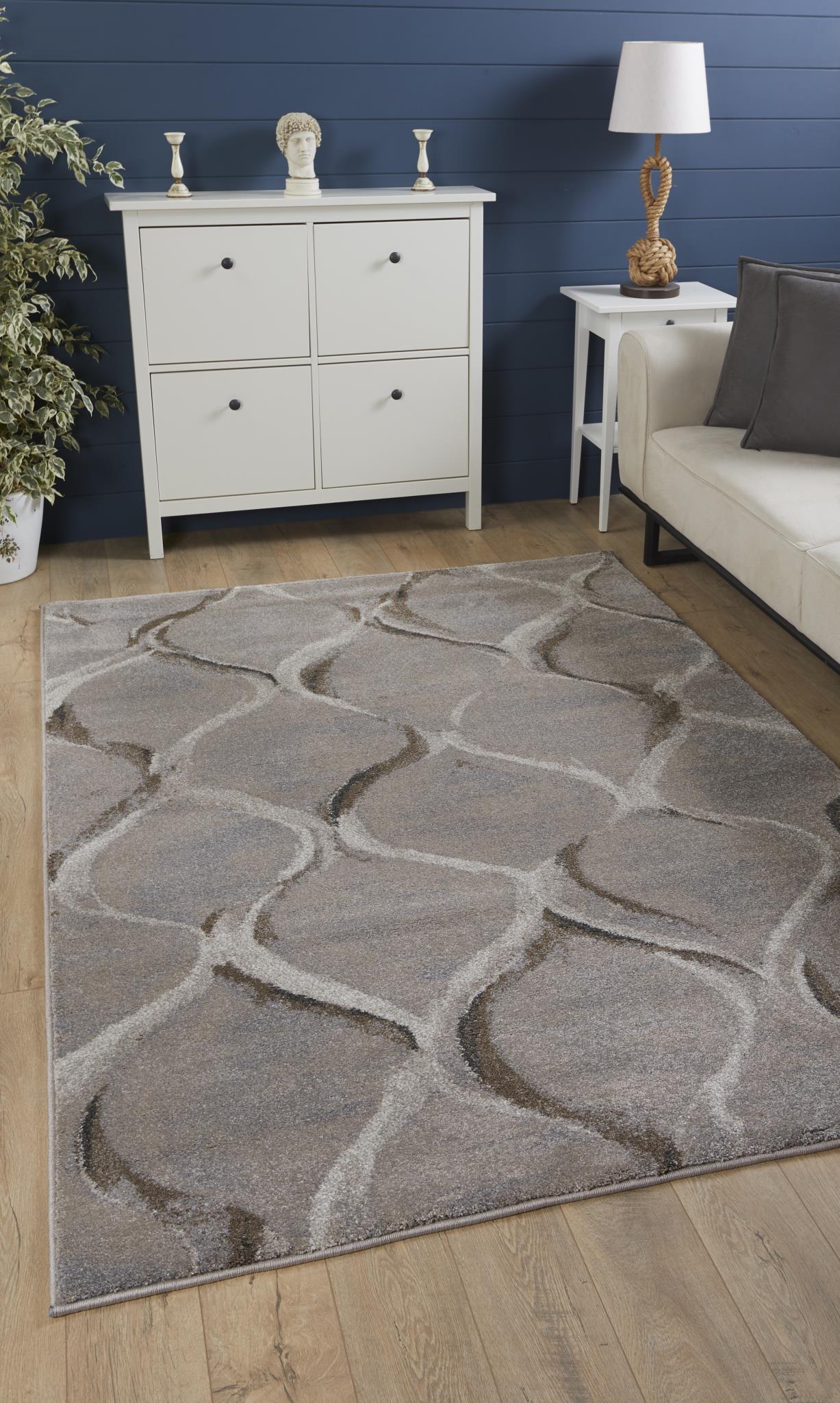Kas Landscapes 5905 Slate Transitional Machine Woven Rug