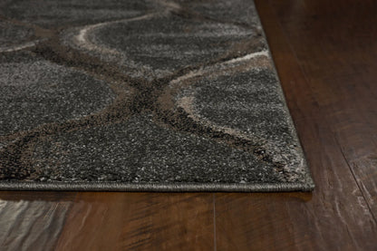 Kas Landscapes 5906 Charcoal Transitional Machine Woven Rug