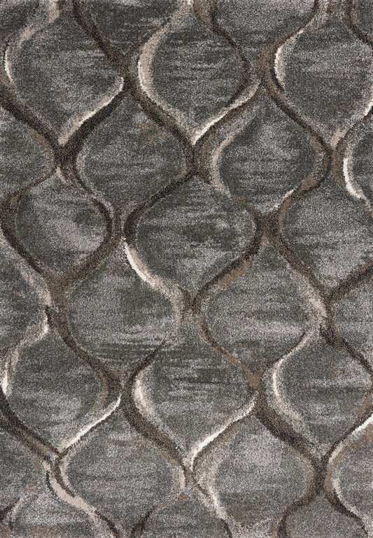 Kas Landscapes 5906 Charcoal Transitional Machine Woven Rug