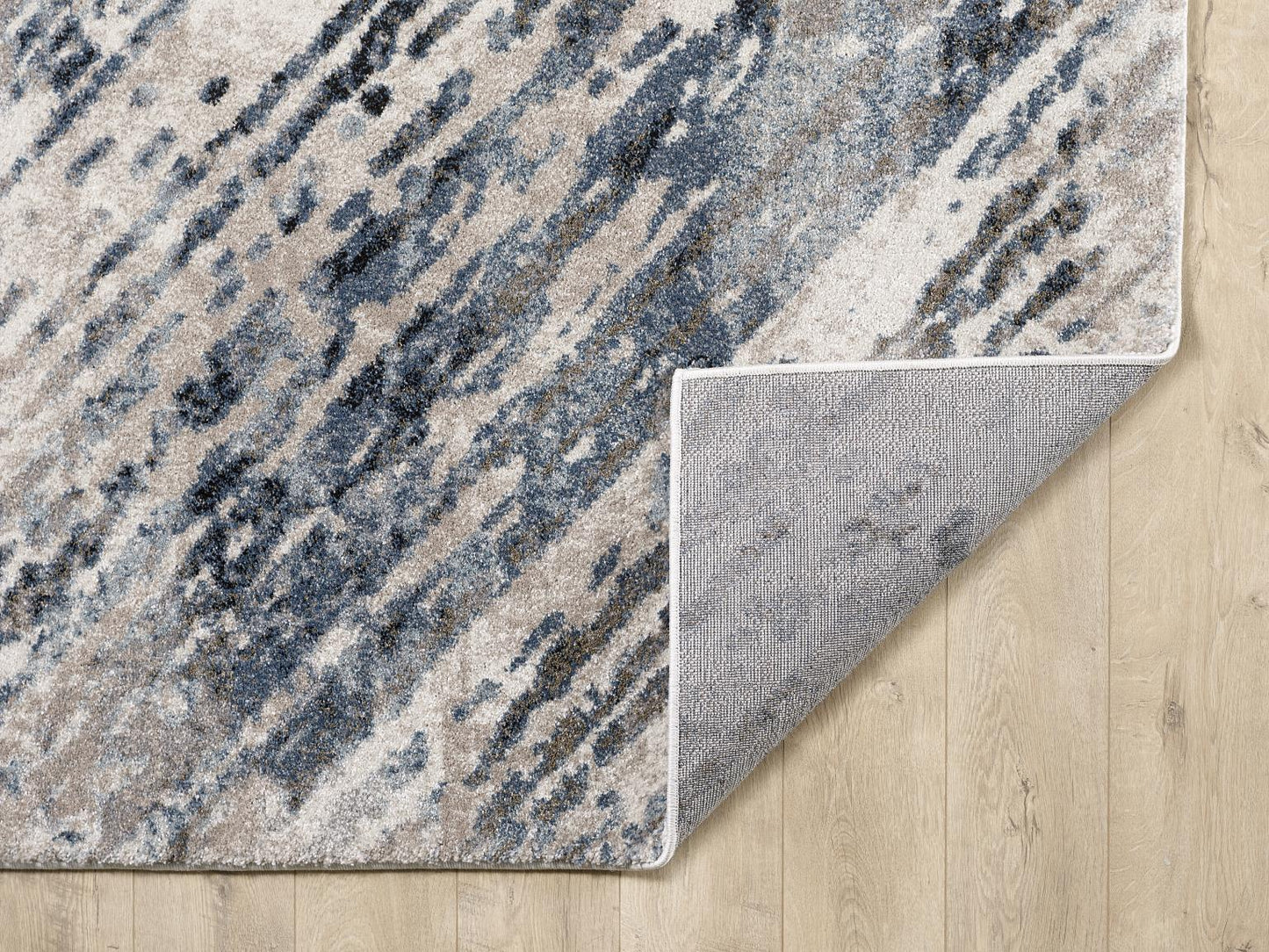 Kas Landscapes 5910 Blue Ivory Transitional Machine Woven Rug