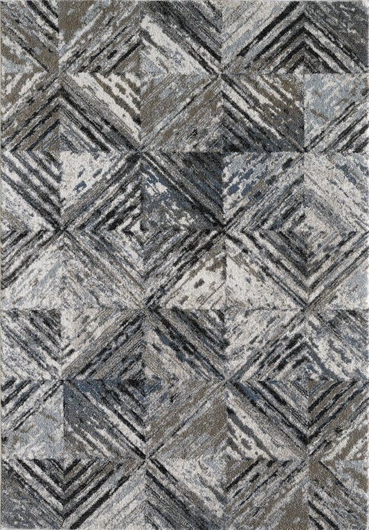 Kas Landscapes 5911 Blue Ivory Transitional Machine Woven Rug