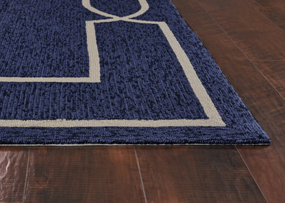 Kas Libby Langdon Hamptons 5224 Ocean Indoor/Outdoor Hand-Hooked Rug