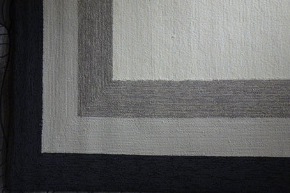 Kas Libby Langdon Hamptons 5228 Charcoal Indoor/Outdoor Hand-Hooked Rug