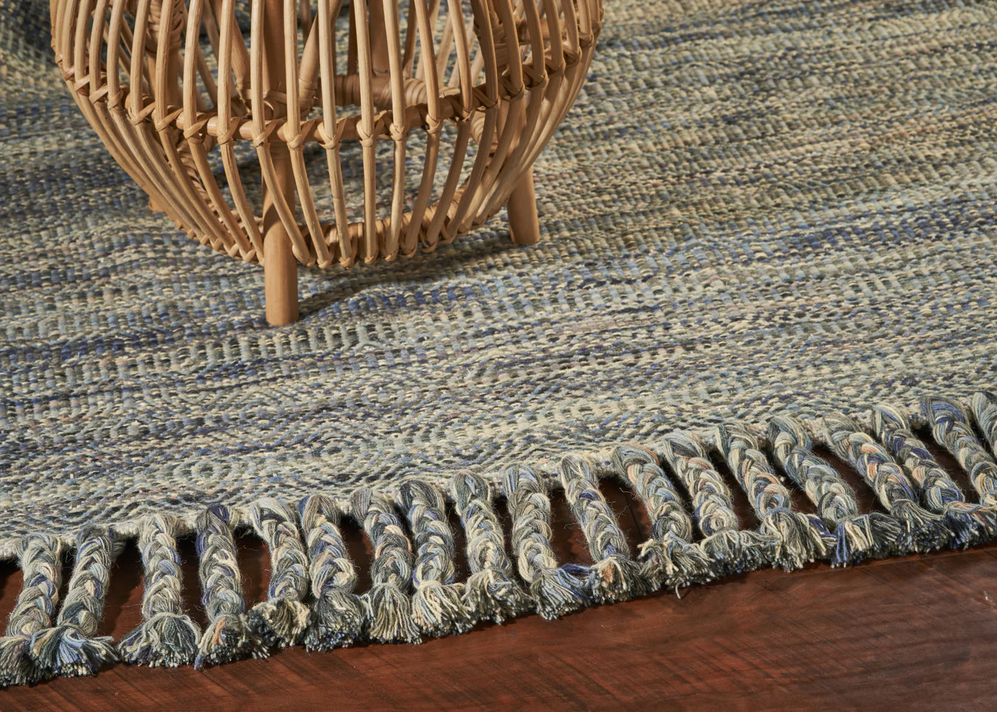Kas Libby Langdon Homespun 5563 Ocean Casual Hand-Woven Rug