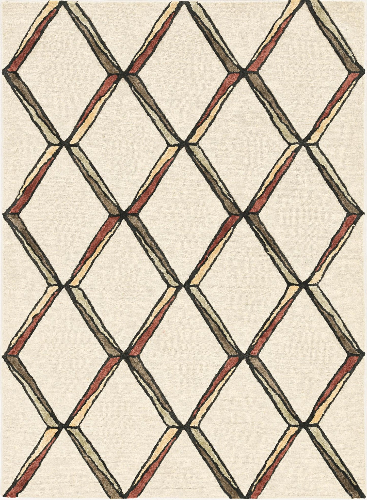 Kas Libby Langdon Upton 4309 Cream Gold Transitional Hand-Tufted Rug