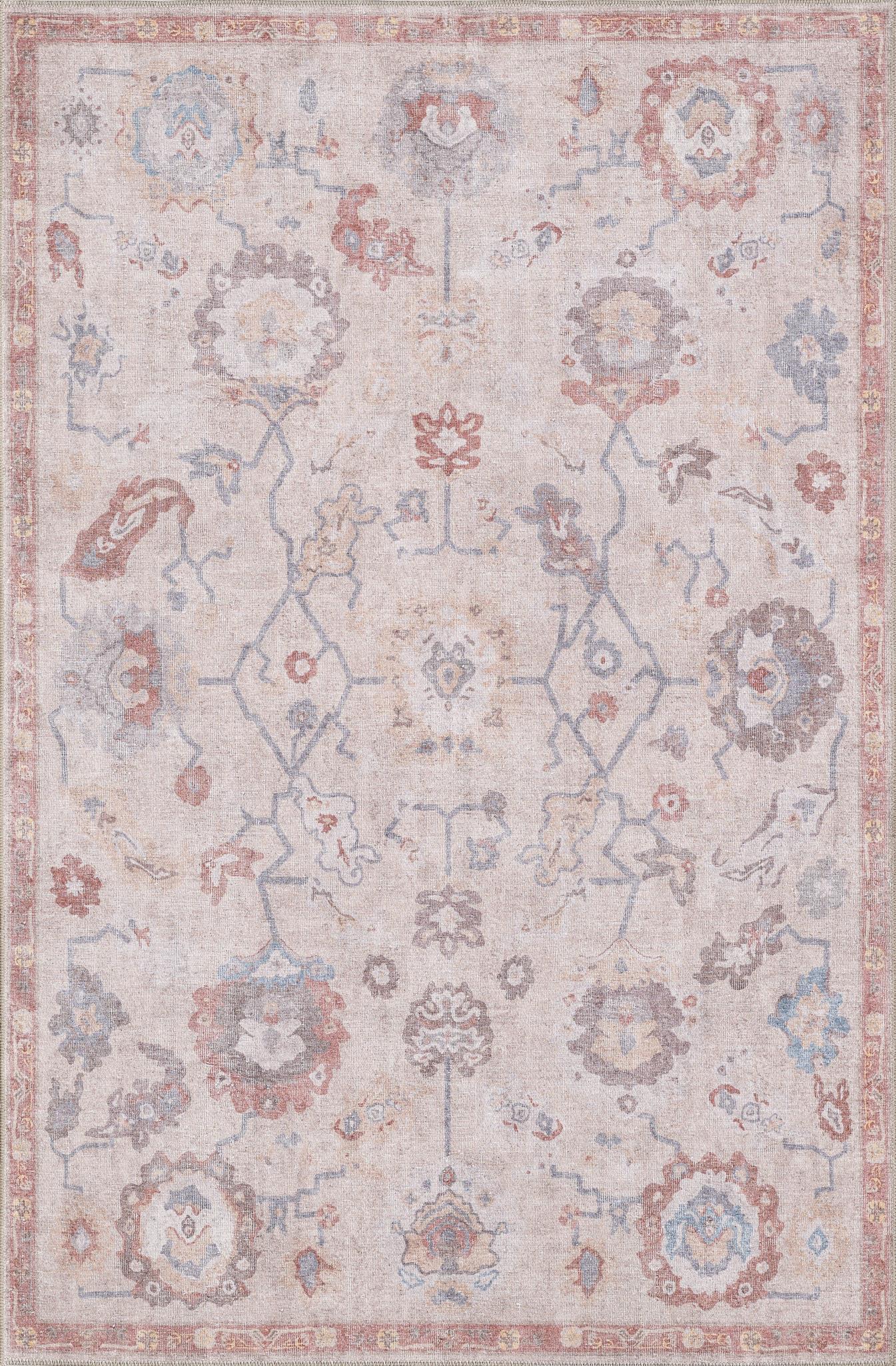 Kas London 4815 Sand Rust Transitional Machine Woven Rug – Atlanta ...