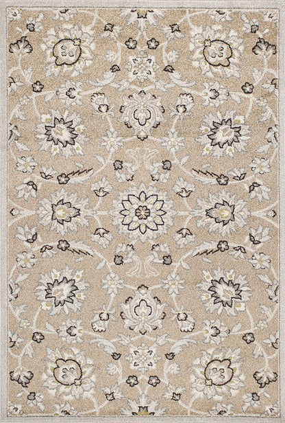 Kas Lucia 2752 Beige Grey Indoor/Outdoor Machine Woven Rug