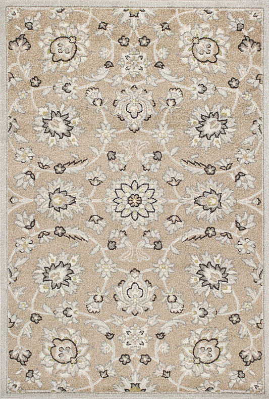 Kas Lucia 2752 Beige Grey Indoor/Outdoor Machine Woven Rug