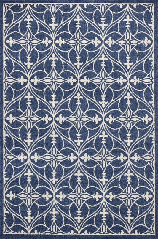 Kas Lucia 2755 Denim Indoor/Outdoor Machine Woven Rug