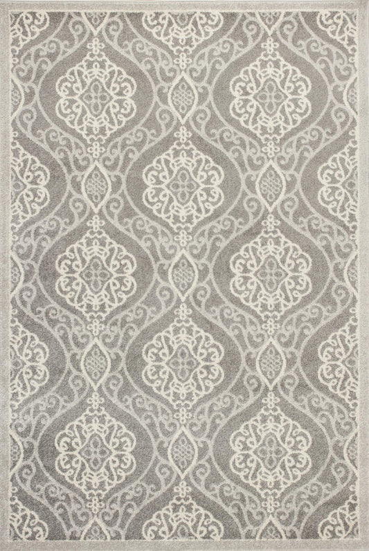 Kas Lucia 2759 Silver Indoor/Outdoor Machine Woven Rug