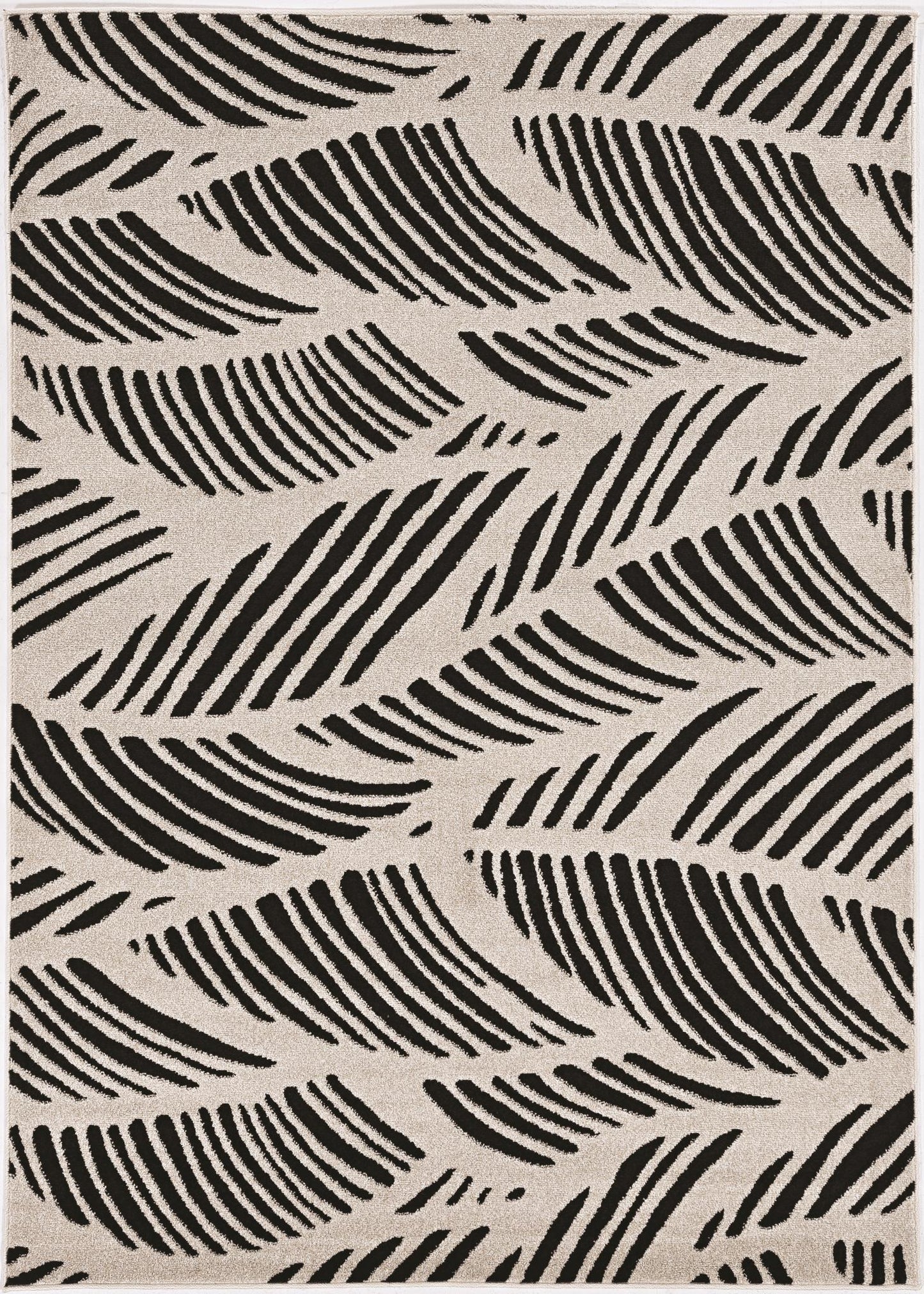 Kas Lucia 2770 Black White Indoor/Outdoor Machine Woven Rug