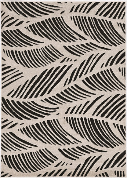 Kas Lucia 2770 Black White Indoor/Outdoor Machine Woven Rug
