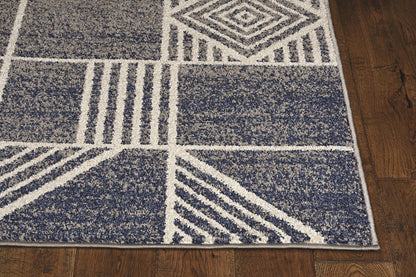 Kas Lucia 2774 Blue Indoor/Outdoor Machine Woven Rug